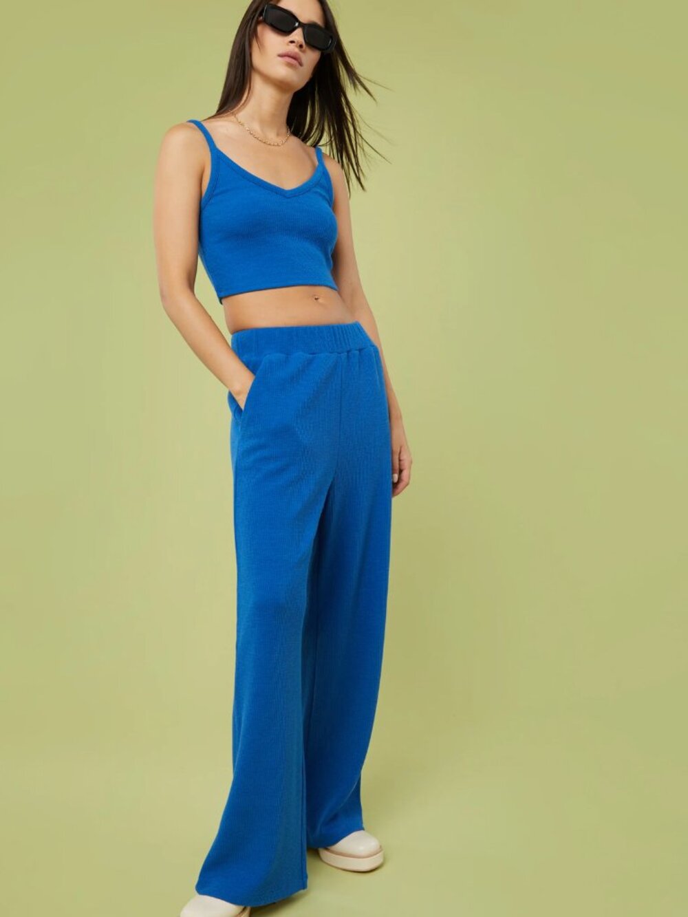 Oak + Fort Rib Knit Pants